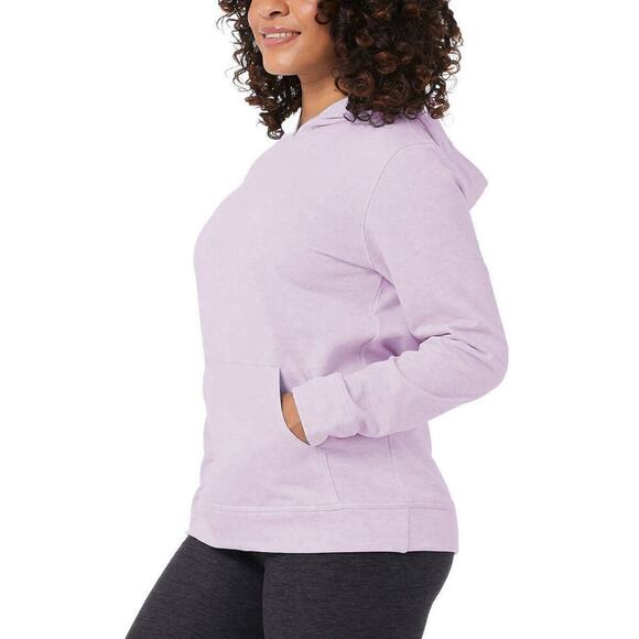New! 32 Degrees Women's Kangaroo Pocket Lightweight Cotton Blend Pullover Hoodie - Picture 2 of 9